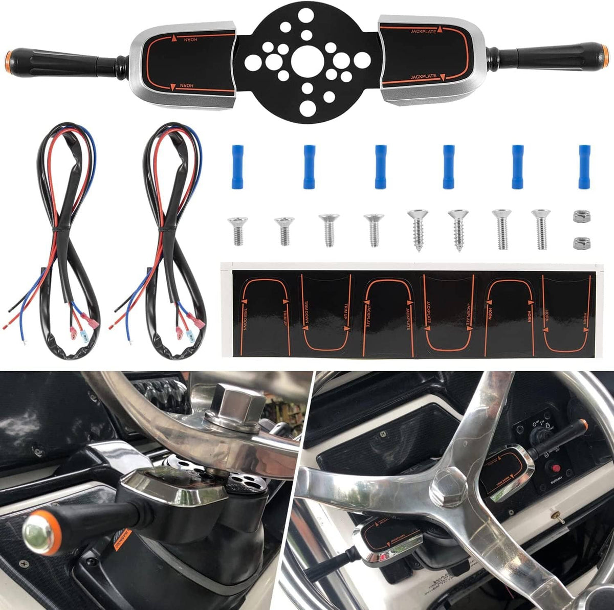 Solid Spare For SeaStar Pro Trim/Jack Plate Control Switch PT2000P-1P, Steering Helm Mount