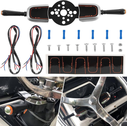 Solid Spare For SeaStar Pro Trim/Jack Plate Control Switch PT2000P-1P, Steering Helm Mount