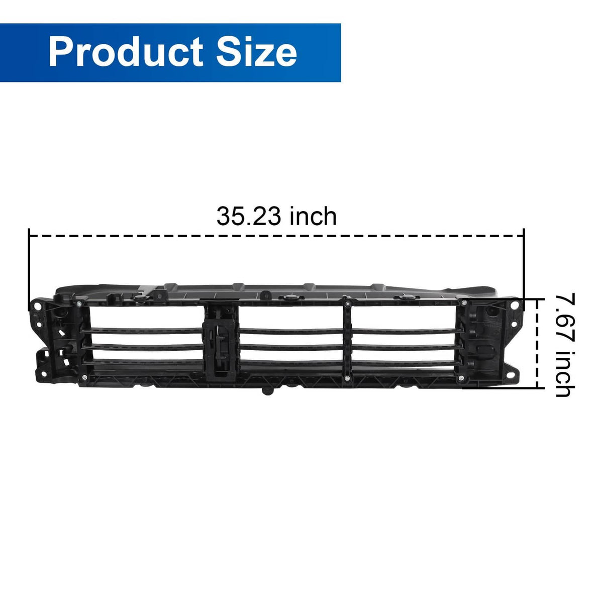 Solidspare Lower Active Grille Shutter With Motor For 2017-2020 Honda CR-V 71350TLAA01