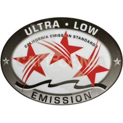 Solid Spare Ultra Low EMISSION 3 star DECALS STICKERS For SEADOO YAMAHA HONDA - Red