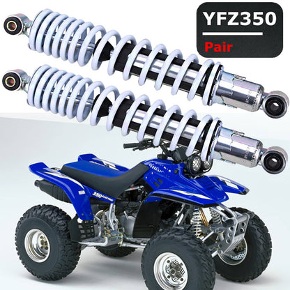 Solidspare Front Shocks Absorbers White Spring for Yamaha Banshee 350 YFZ350 ATV 1987-2006