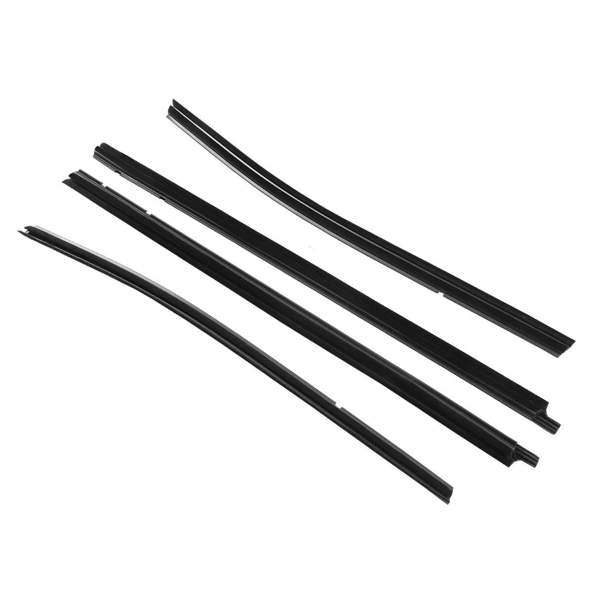 Solidspare 4Pcs Window Weatherstrip for Toyota Tacoma 2005-2015 Weatherstrip Trim Seal Belt