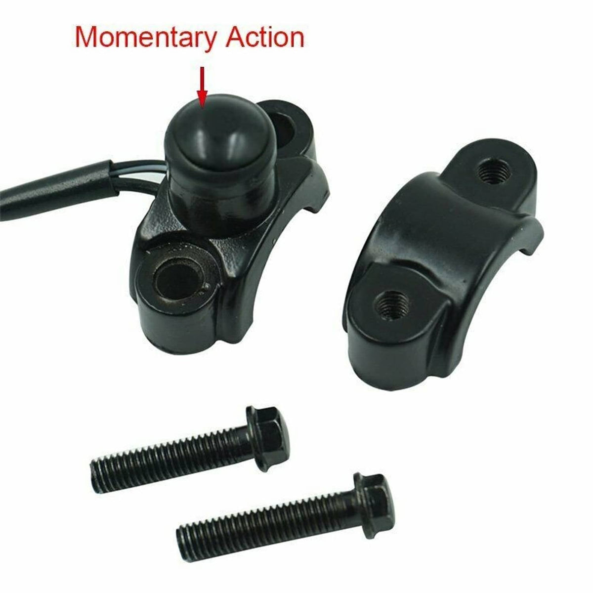 Solidspare 7/8" ATV Motorcycle Handlebar Kill Switch horn Momentary action Push Button