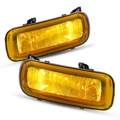 Solid Spare 2PCS Yellow Lens Front Left & Right Fog Lights Lamps For Ford F150 F-150 2004-06