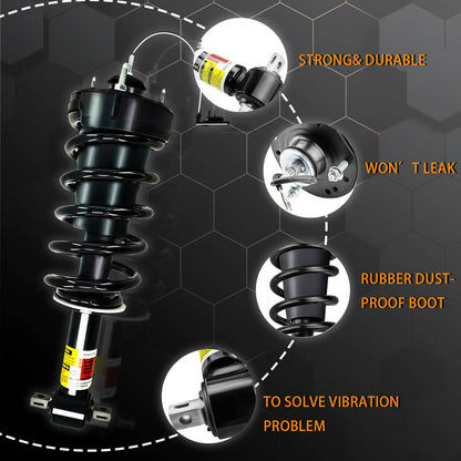 Solidspare 4x Front Rear Shock Strut Magnetic For GMC Yukon Denali Escalade Tahoe Suburban