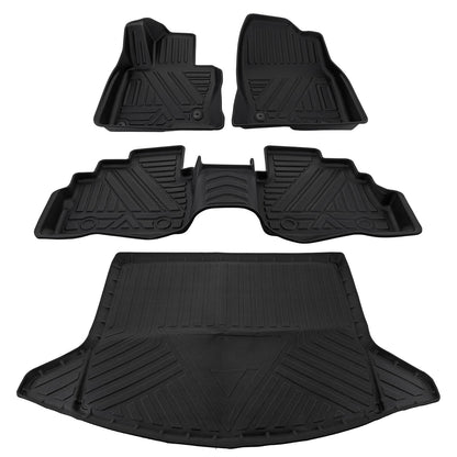 Solidspare 4Pcs Floor Mats For 2017-2025 Mazda CX-5 Car Liners 3D Molded TPE All Weather