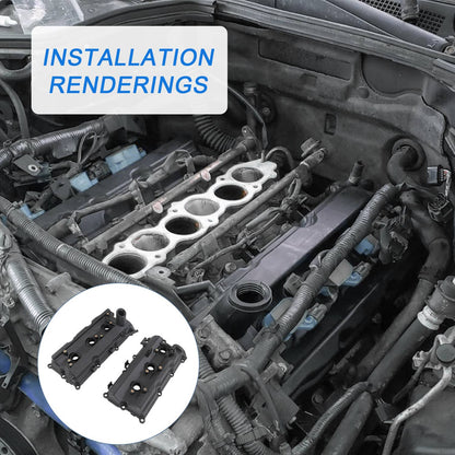 Solidspare Engine Valve Covers  Left & Right for 2003-06 Nissan 350Z /03-06 G35 V6 3.5L NEW