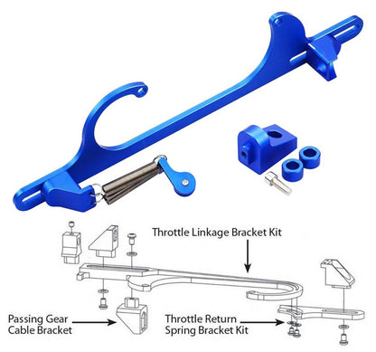 Solidspare Throttle Cable Carb Bracket Carburetor 350 for Holley Aluminum 4150 4160 Series