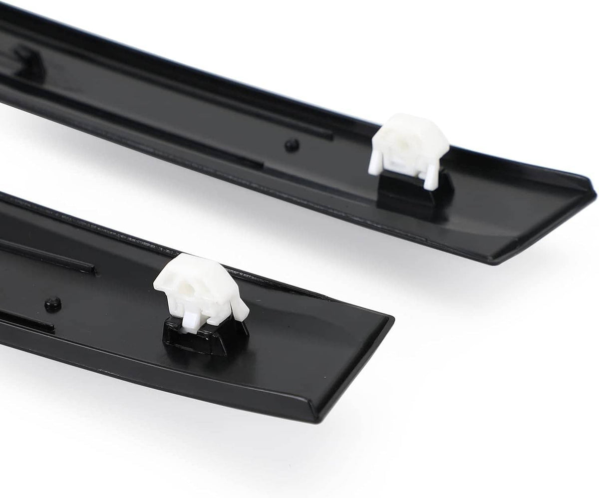 Solidspare LH & RH Door Garnish Trim Pillar Sash for 1992-1995 Honda Civic Coupe Hatchback