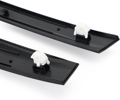 Solidspare LH & RH Door Garnish Trim Pillar Sash for 1992-1995 Honda Civic Coupe Hatchback