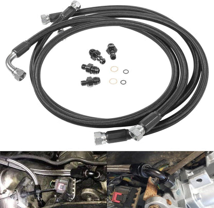 Solidspare New 48RE Transmission Cooler Hose Line Fittings for 2003-2007 Dodge Ram 5.9L