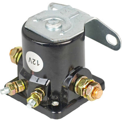 Solid Spare 12V Starter Solenoid Fit for Dixie Chopper 20253 898486 898487 898488 4 Terminal
