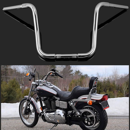 Solidspare 14" Rise Ape Hanger Handlebar Fat 1-1/4" For Harley Sportster Softail Road King