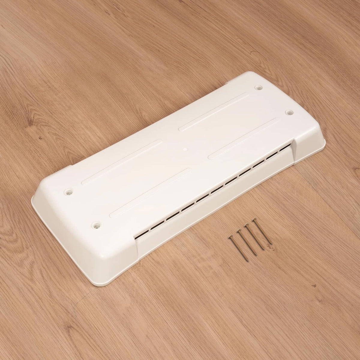 Solidspare White Vent Cover #65528 w/ mounting hardware For Dometic Refrigerator Vents