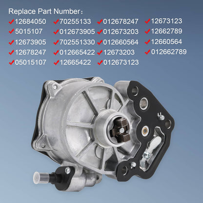 Solidspare Vacuum Pump 12704586 12662789 For Chevrolet Malibu Cruze Buick GMC 1.4L 1.5L