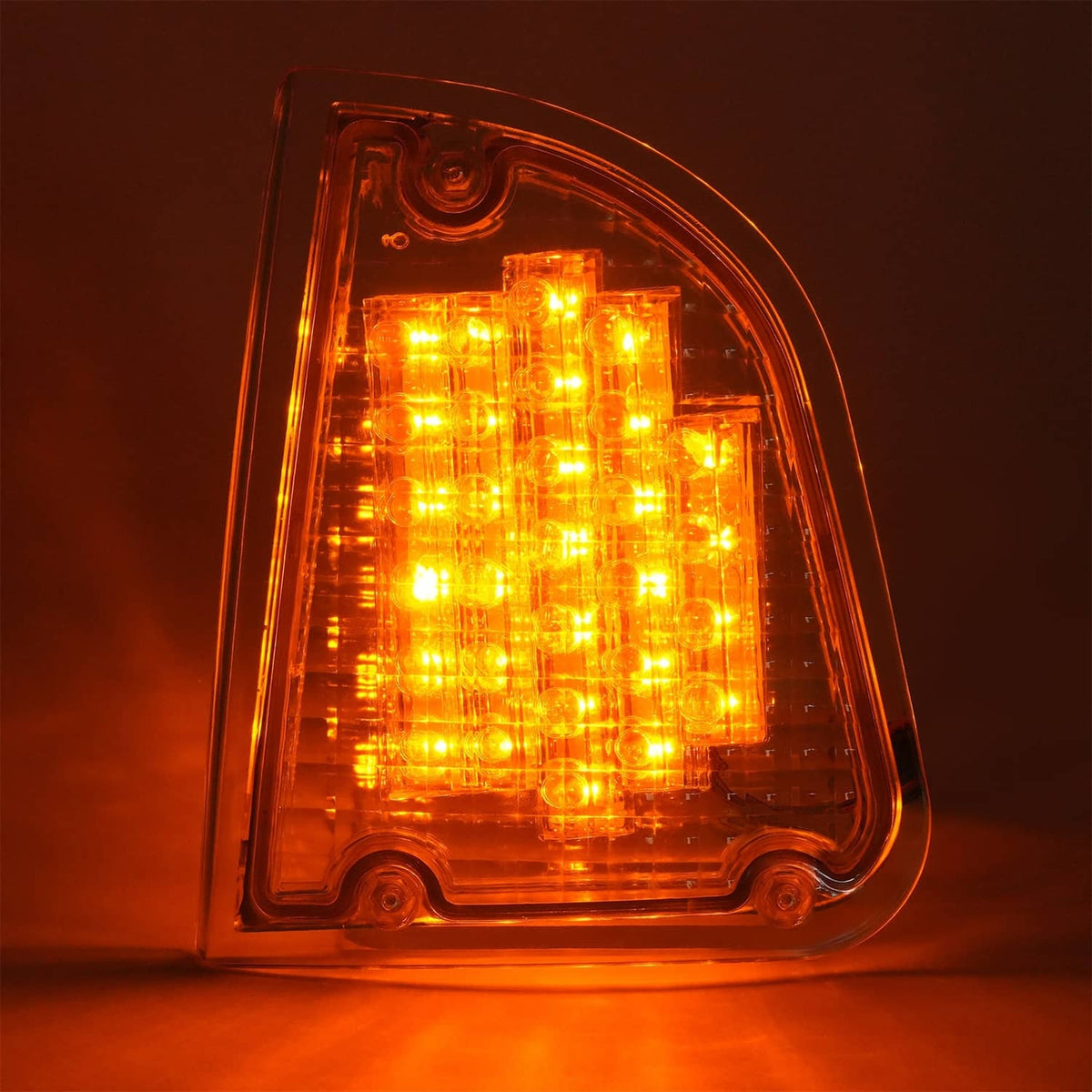 Solid Spare Pair Clear LED Turn Signal Lights Fit For 86-08 KW Kenworth K300 T300 T330 T600