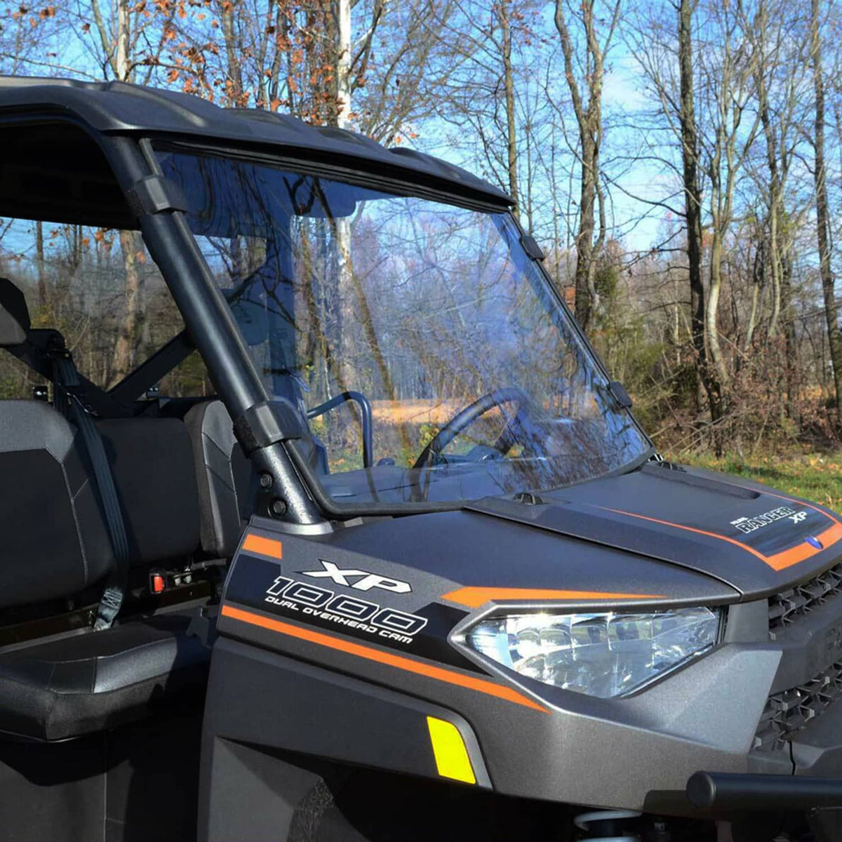 Solidspare UTV Front Windshield for Polaris Ranger 570 XP 900/1000 /Crew XP1000 2013-2025