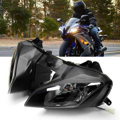 Solidspare Motorcycle Front Headlight Assembly Fit For Yamaha YZF R6 YZFR6 2008-2016 2015