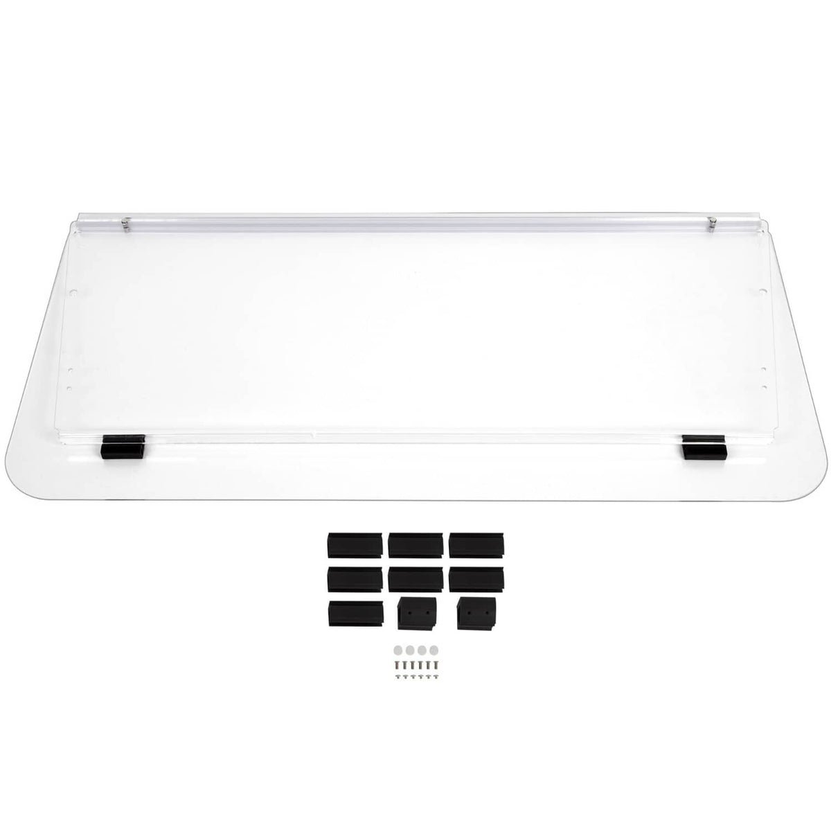 Solidspare For Club Car DS 2000.5-UP Golf Cart Folding Style Polycarbonate Clear Windshield