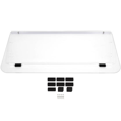 Solidspare For Club Car DS 2000.5-UP Golf Cart Folding Style Polycarbonate Clear Windshield