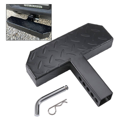 Solidspare Universal Hitch Climber Step Towing Bumper Guard Anti-Rust For 2" Cars Truck SUV