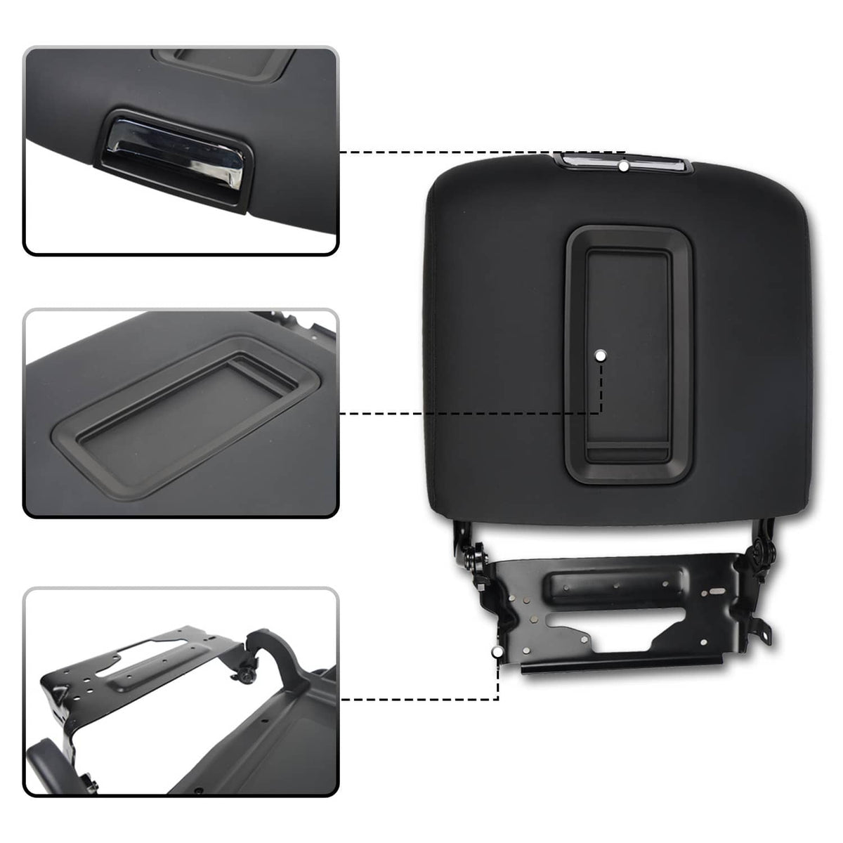 Solidspare New Leather Center Console Armrest Lid For 2015-2019 Chevrolet Tahoe  0227083AA