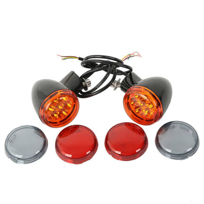 Solidspare Rear LED Turn Signals Light Bracket For Harley Sportster XL 883 1200 1992-2022