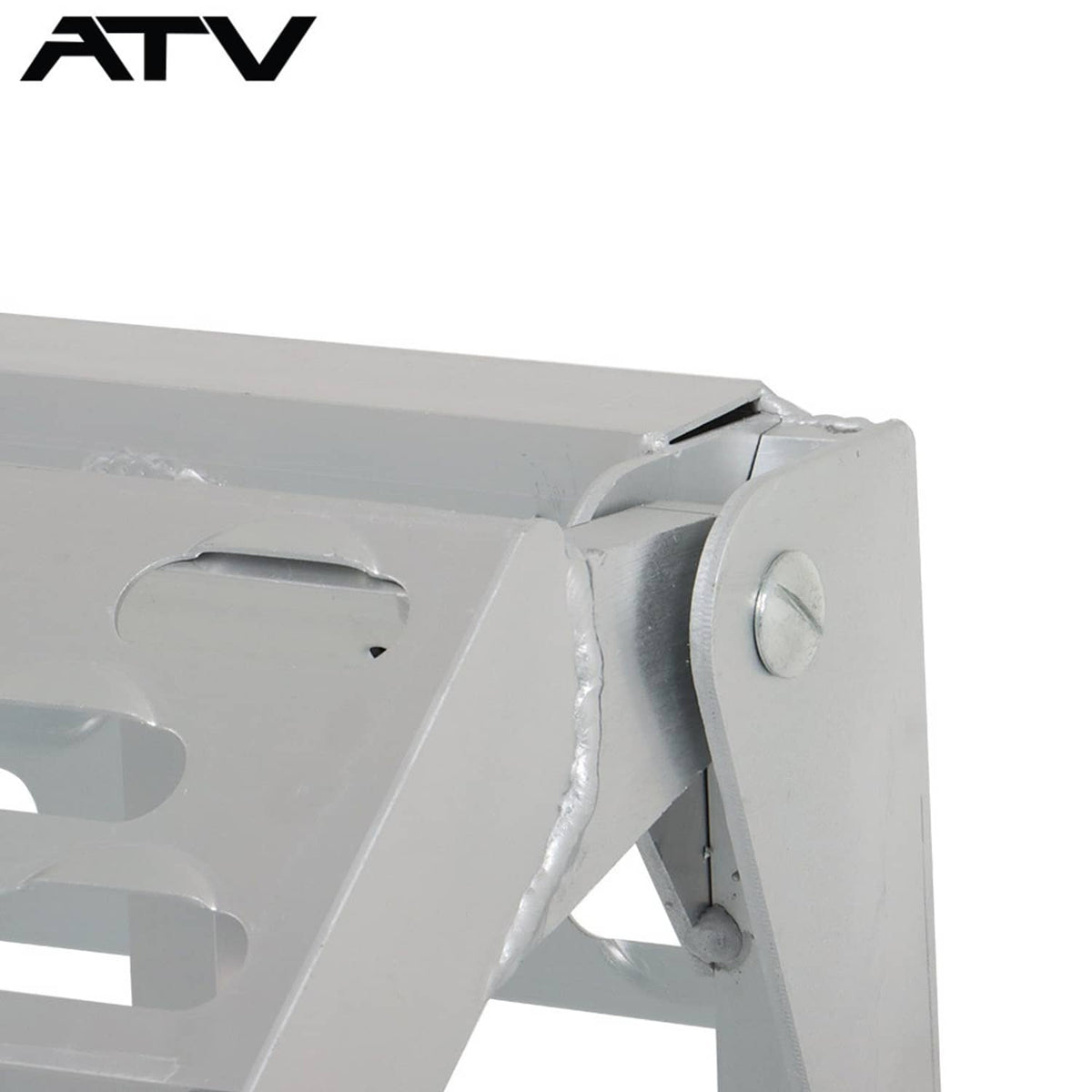 Solidspare Heavy Duty Aluminum Folding Loading Ramp Motorcycle Arched Truck ATV/ UTV 7.5'