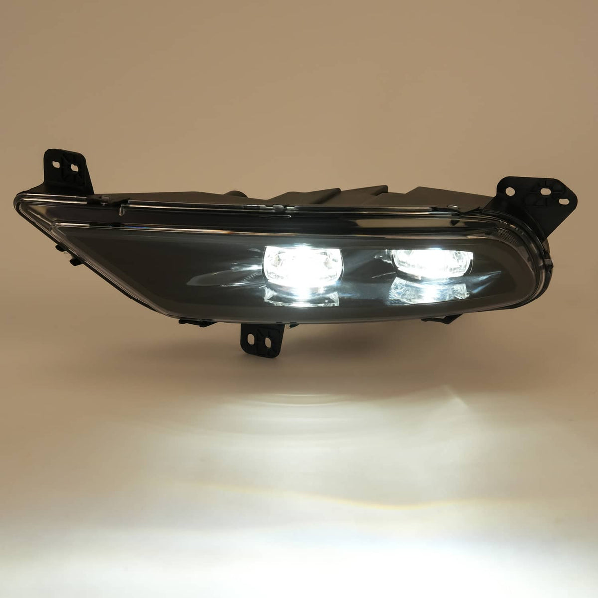 Solid Spare Left Driver Side LED Fog Light Bumper Lamp Clear Lens For Chrysler 300 2015-2024