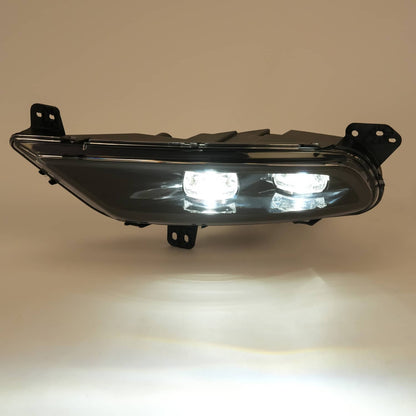Solid Spare Left Driver Side LED Fog Light Bumper Lamp Clear Lens For Chrysler 300 2015-2024