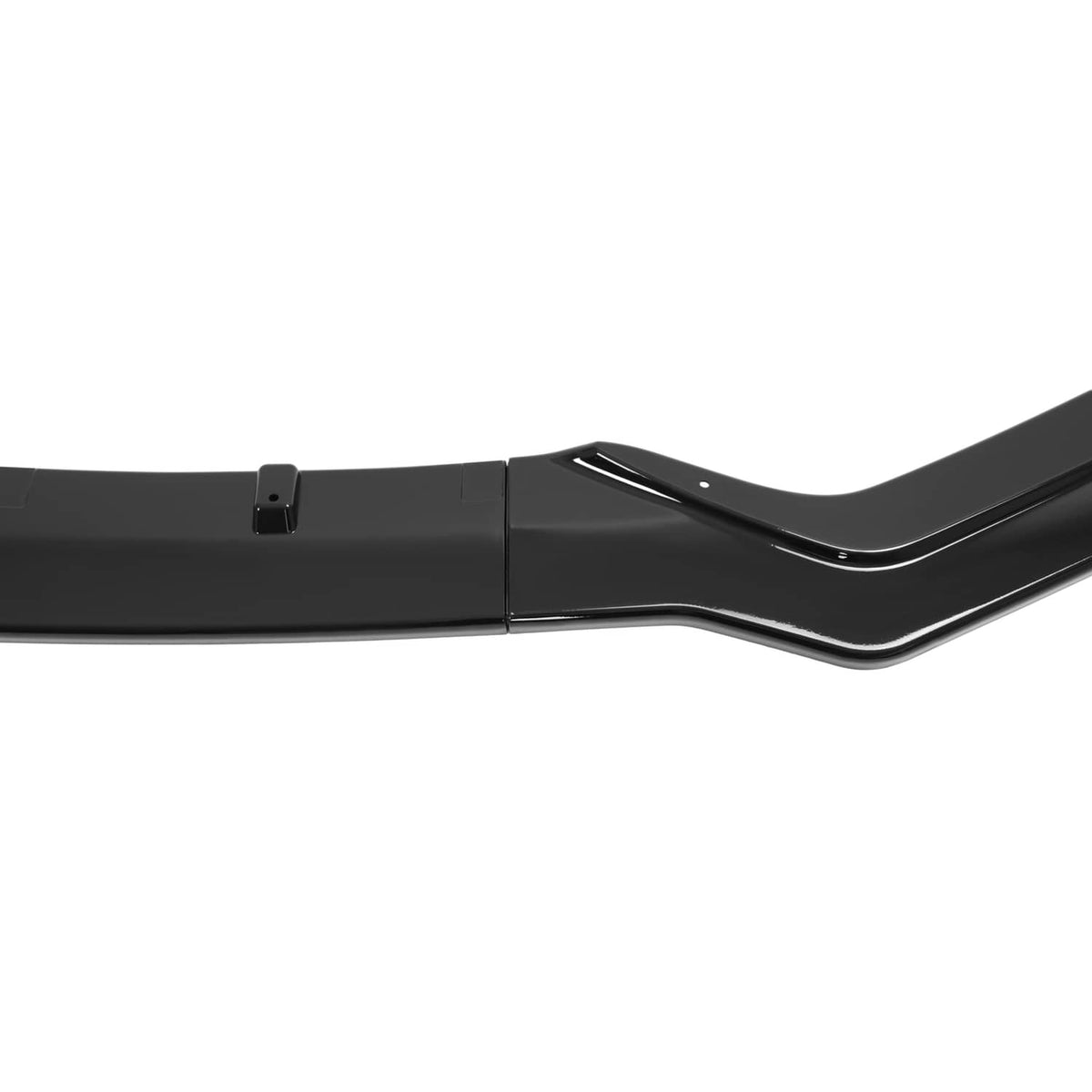 Solid Spare Fits Infiniti Q50 Sport 18-24 Gloss Black PP 3PC Front Bumper Lip Chin Splitter