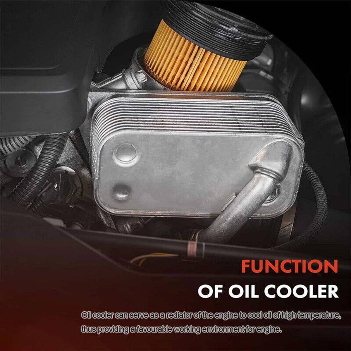 Solidspare New Oil Cooler Kit 1815904C2 for Navistar 1994-2003 DT466 DT466E DT530 DT530E