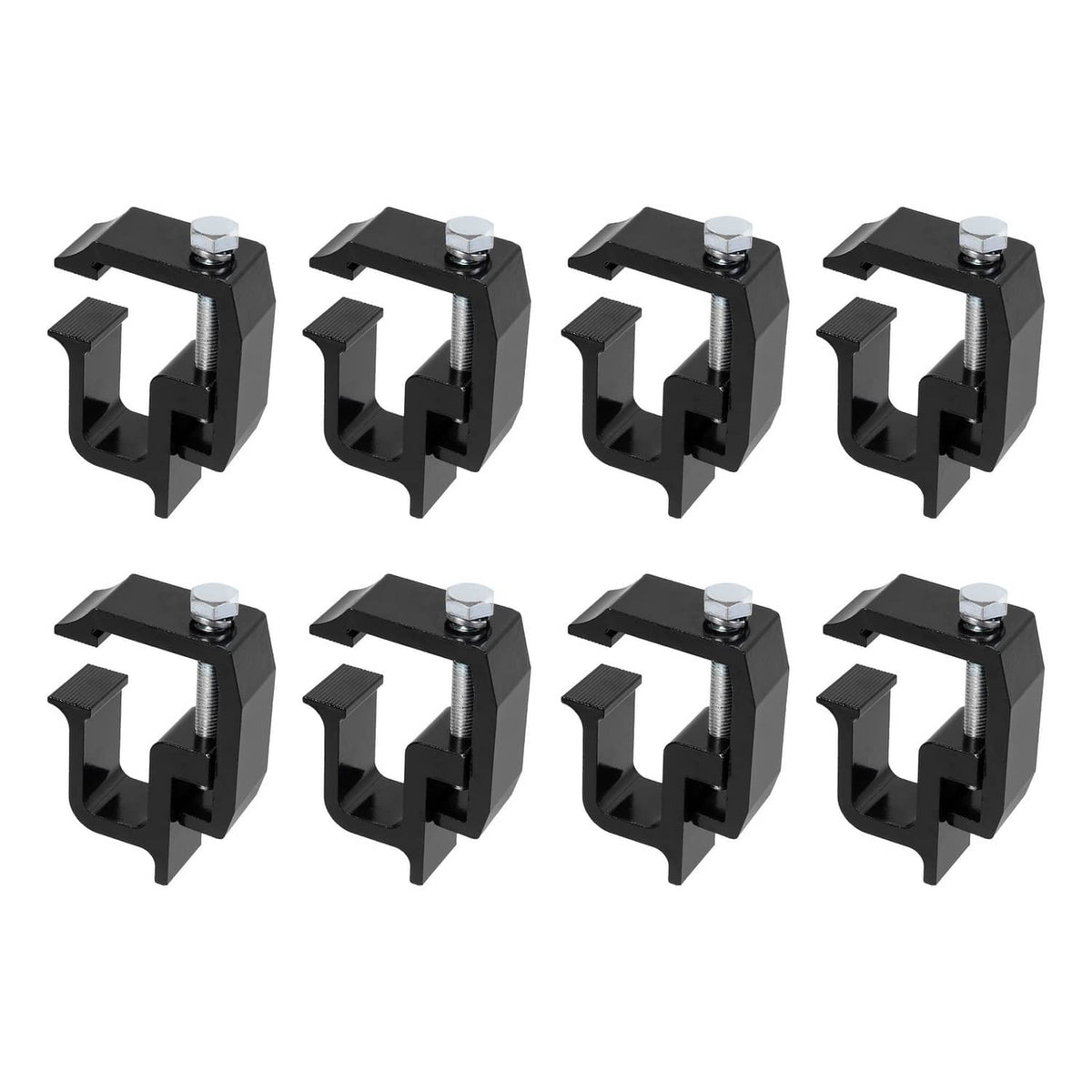 Solid Spare 8Pcs Truck Cap Topper Camper Shell Mounting Clamps Aluminum Truck Bed Clamp