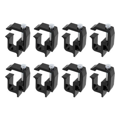 Solid Spare 8Pcs Truck Cap Topper Camper Shell Mounting Clamps Aluminum Truck Bed Clamp