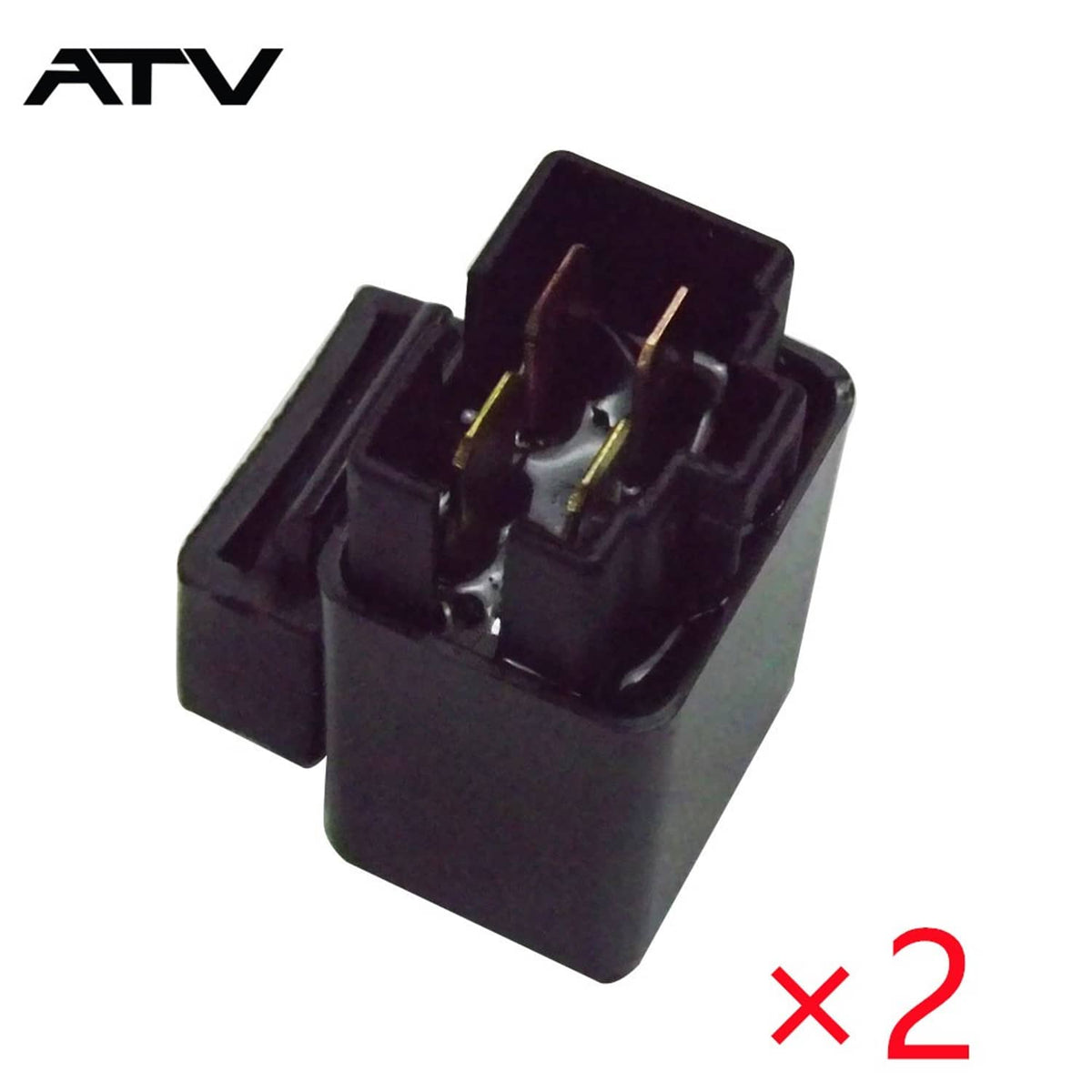 Solidspare 2 × Relay Solenoid Starter for Polaris Predator Scrambler SPORTSman 50 90 90CC