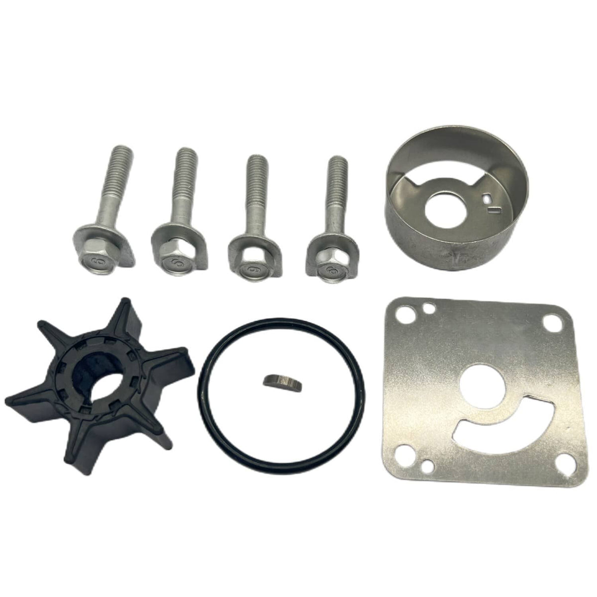 Solid Spare Yamaha 2-Stroke 20 25 HP Outboards Water Pump Impeller Kit 6L2-W0078 20D 25N