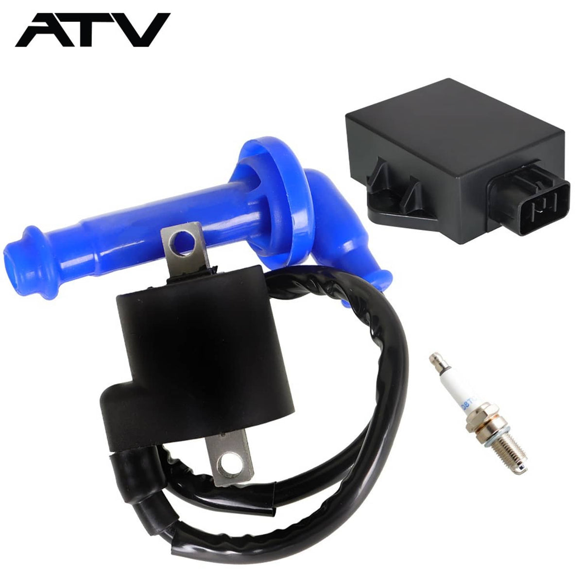 Solidspare Ignition Coil Spark Plug CDI 3088052 For Polaris Predator 500 2003 2004