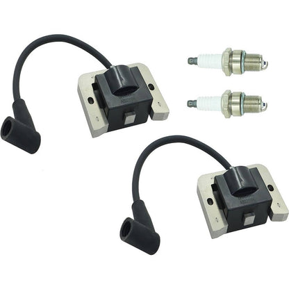 Solidspare 2Pcs For Kohler 32-584-06-S Ignition Module 24HP 7000 Series engine w Spark Plug