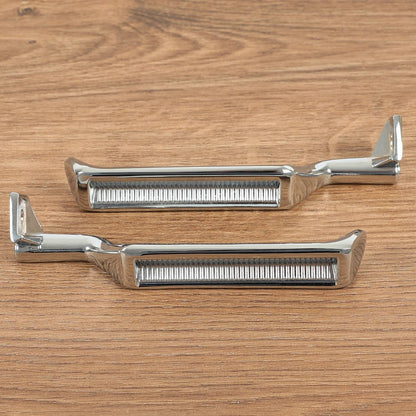 Solid Spare For F-150 F-250 F-350 Bronco 87-96 Chrome Metal Inside Interior Door Handle 2pcs