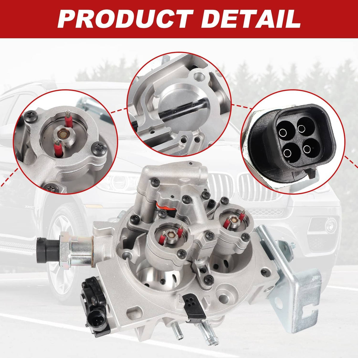 Solidspare Throttle Body TBI For 1992-1995 Chevrolet GMC S10 VAN 4.3L 17093047-46 17093121