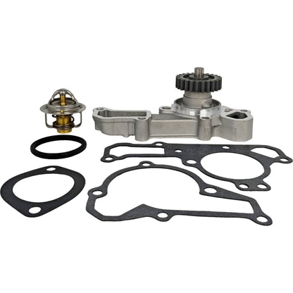 Solid Spare Water Pump 49044-2066 with Gasket Thermostat Fit Kawasaki Mule 4010 2009-2021