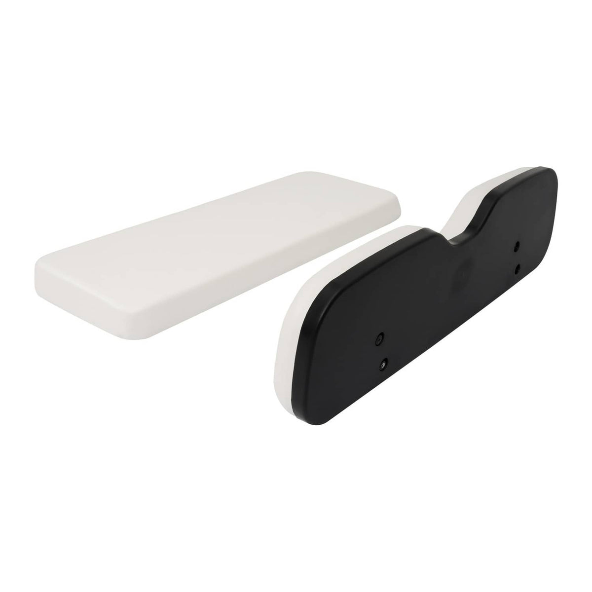 Solidspare White Seat Bottom Backrest Cushion Golf Cart For EZGO RXV,TXT,ST,ST Sport,Valor