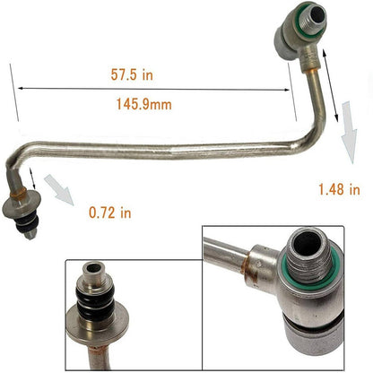 Solidspare Turbo Oil Feed Pipe Tube 625829 For 2011-2018 Chevy Cruze 1.4 55592600 25198546