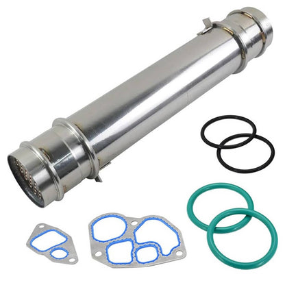 Solidspare Silver Oil Cooler Kit 1815904C2 for 1994-03 Navistar DT466 DT466E DT530 DT530E