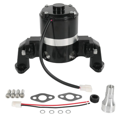 Solidspare Small Block Chevy Electric Water Pump Black 283 327 350 400 SBC High Flow EWP