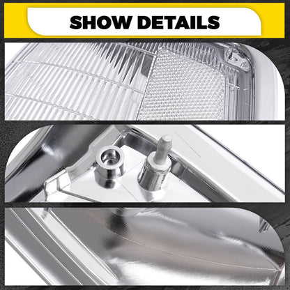 Solid Spare Pair Clear Lens Front Corner Lights Lamps For Toyota Pickup Truck 2WD 1992-1995