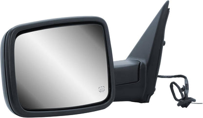 Solidspare Left/Driver Manual Fold & Heated & Temp Sensor Mirror For 2013-19 Dodge Ram 1500