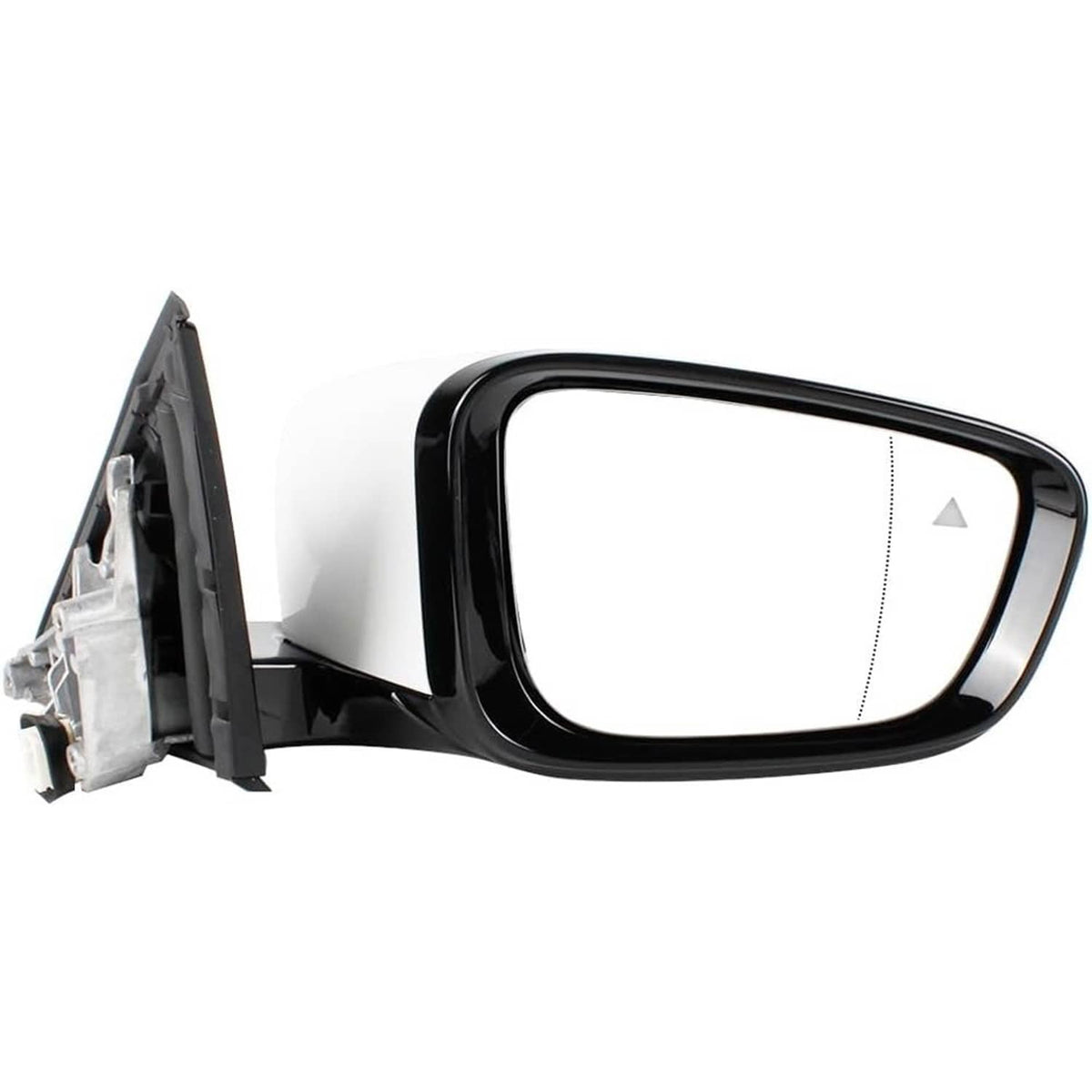 Solidspare Passenger Side Mirror w/Blind Spot White For 2019-2023 BMW 320i 330i 330e