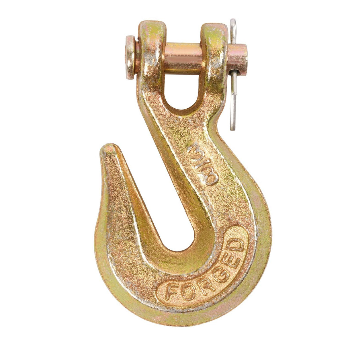 Solid Spare 10 Pack G70 3/8'' Clevis Grab Hook Tow Chain Hook Tie Down Flatbed Truck Trailer
