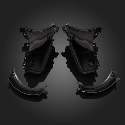 Solidspare Pair Fairing Air Duct For Harley Touring CVO Road Glide FLTRXSE 2018-2022 Black